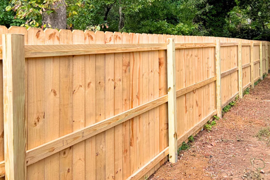 wood fencing fort mill sc